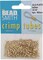 The Beadsmith Tube Crimp Beads, 2 x 2mm, 400 Pieces, Gold Color, Uniform Cylindrical Shape, No Sharp Edges, Designed to Secure The Ends of Jewelry Stringing Wires and Cables
